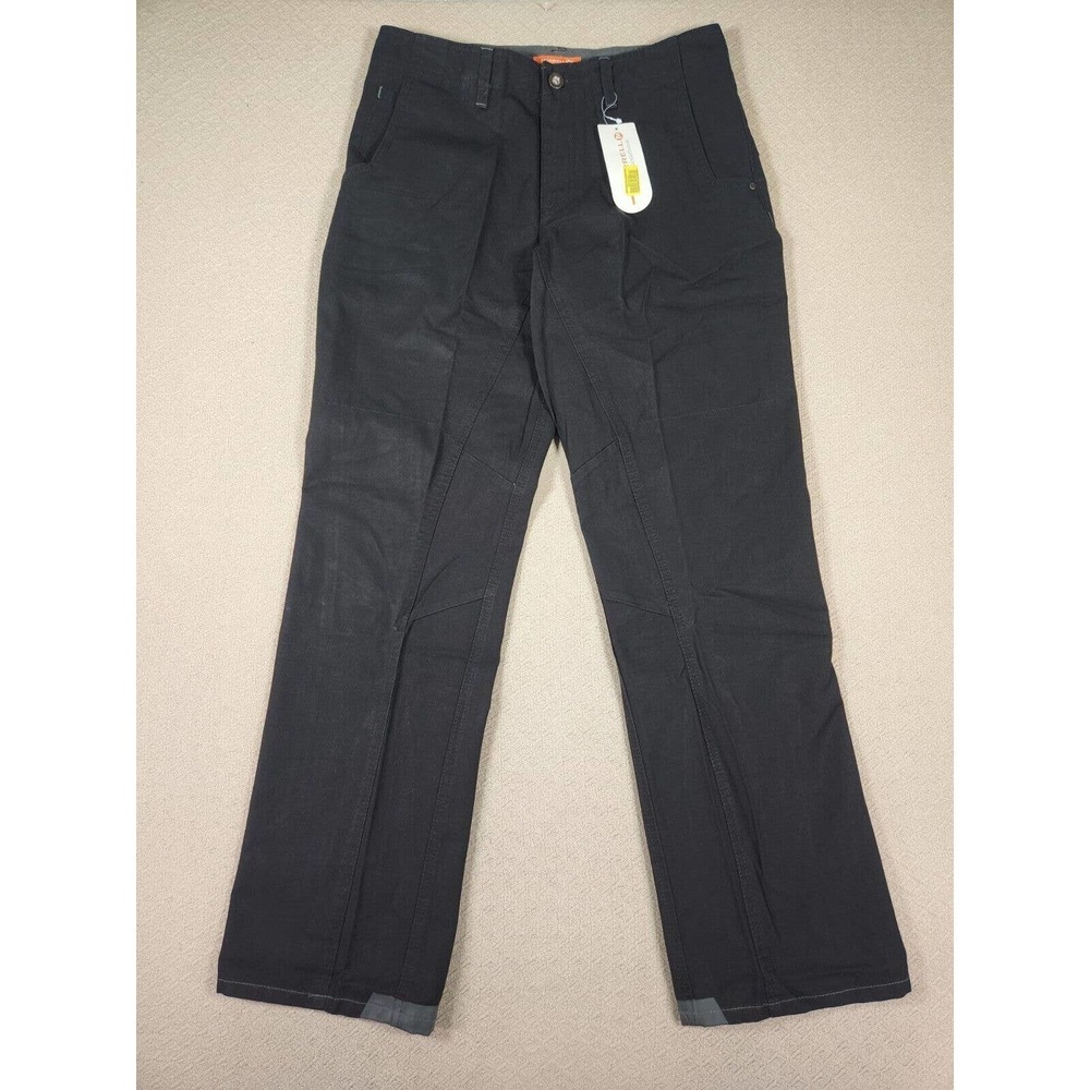 Merrell Pants Mens 30x30 Chino Hiking Truckee Regular Canvas Black Y2K NWT